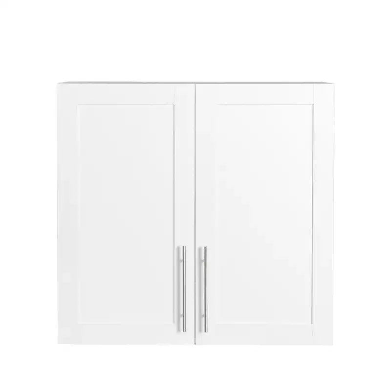 Silvain Modern 31.5'' Stackable Wall Mounted Storage Cabinet with 2 Doors and 1 Adjustable Shelf