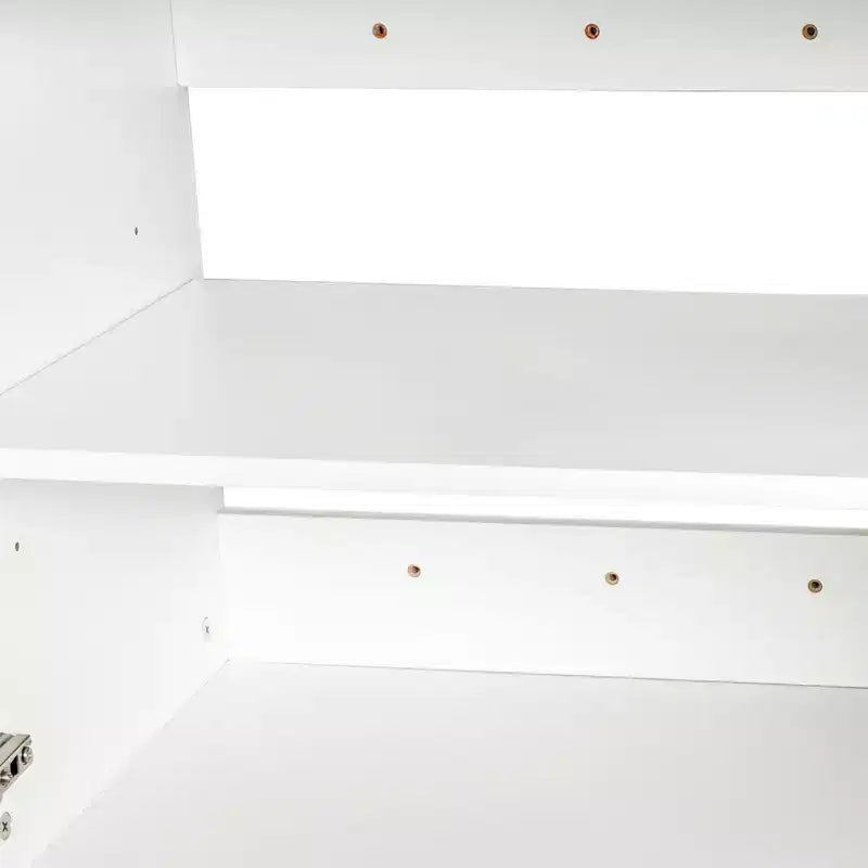 Silvain Modern 31.5'' Stackable Wall Mounted Storage Cabinet with 2 Doors and 1 Adjustable Shelf