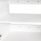 Silvain Modern 31.5'' Stackable Wall Mounted Storage Cabinet with 2 Doors and 1 Adjustable Shelf