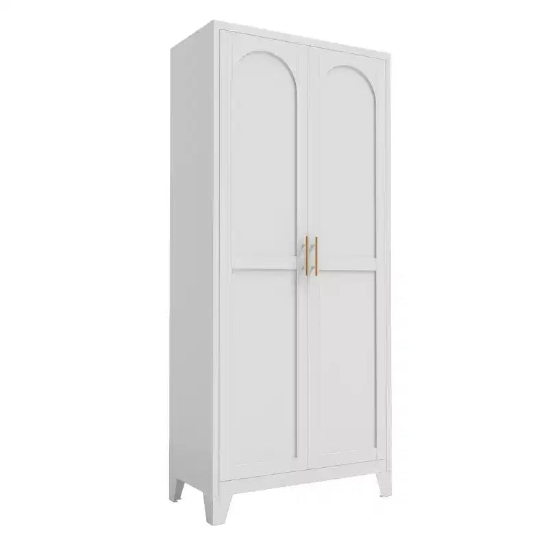 4-Door Storage Cabinet with Cane Panels and Adjustable Shelves for Living Room, Dining Room, or Entryway, Black and Natural