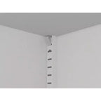 4-Door Storage Cabinet with Cane Panels and Adjustable Shelves for Living Room, Dining Room, or Entryway, Black and Natural