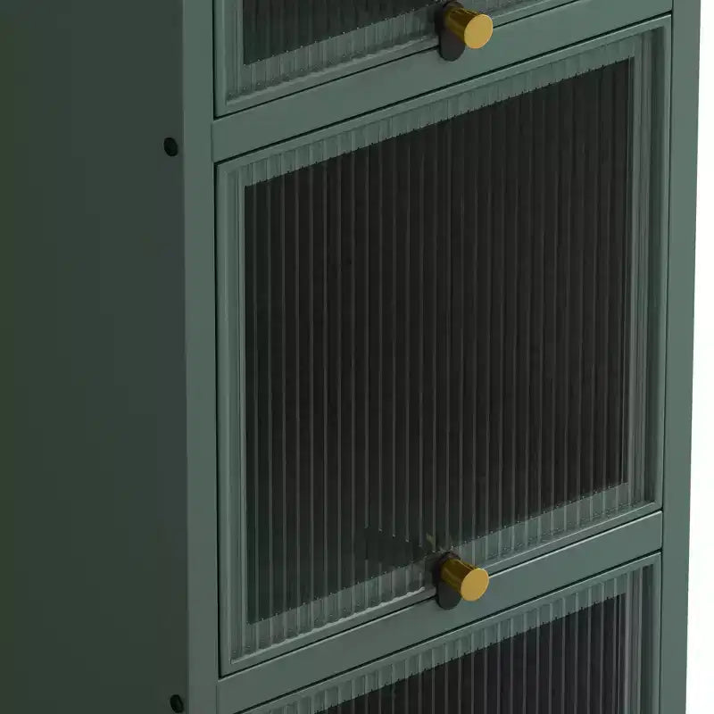 Maurice 13.78'' Contemporary Tempered Glass Door Cabinet
