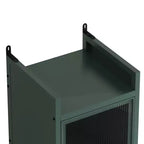 Maurice 13.78'' Contemporary Tempered Glass Door Cabinet