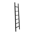 Decorative Vertical Ladder with Towel Rack Design for Blankets - Slim Storage Stand with Hooks for Bedroom or Living Room