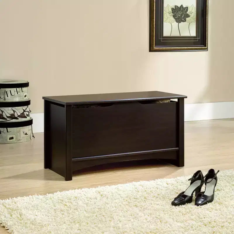 Shoal Creek Storage Chest with Lid Stay Safety - Jamocha Wood