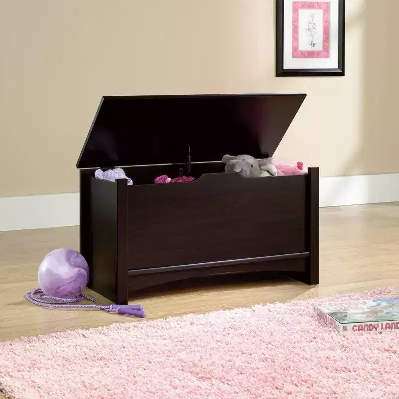 Shoal Creek Storage Chest with Lid Stay Safety - Jamocha Wood