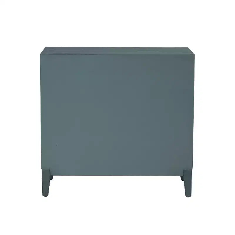 2 Doors Jaylan Diamond Cabinet Blue
