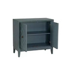 2 Doors Jaylan Diamond Cabinet Blue