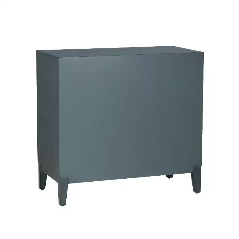 2 Doors Jaylan Diamond Cabinet Blue