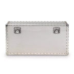 Serge Metal Storage Trunk Silver