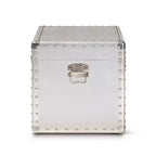Serge Metal Storage Trunk Silver