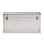 Serge Metal Storage Trunk Silver
