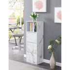 VersaStorage Tri-Door Cabinet with Cubby Storage and Shelf