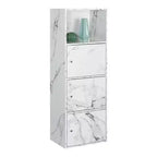 VersaStorage Tri-Door Cabinet with Cubby Storage and Shelf