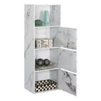 VersaStorage Tri-Door Cabinet with Cubby Storage and Shelf