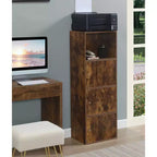 VersaStorage Tri-Door Cabinet with Cubby Storage and Shelf