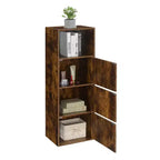 VersaStorage Tri-Door Cabinet with Cubby Storage and Shelf