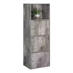 VersaStorage Tri-Door Cabinet with Cubby Storage and Shelf