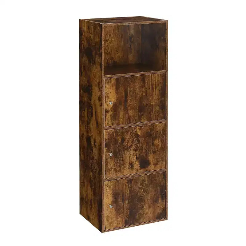 VersaStorage Tri-Door Cabinet with Cubby Storage and Shelf