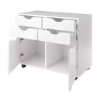 Halifax 2 Sections Mobile Storage Cabinet