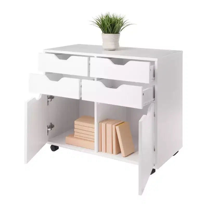 Halifax 2 Sections Mobile Storage Cabinet