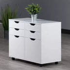 Halifax 2 Sections Mobile Storage Cabinet