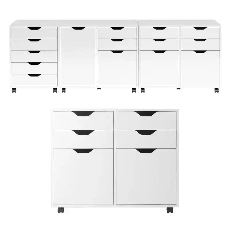 Halifax 2 Sections Mobile Storage Cabinet