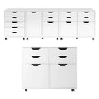 Halifax 2 Sections Mobile Storage Cabinet
