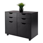 Halifax 2 Sections Mobile Storage Cabinet