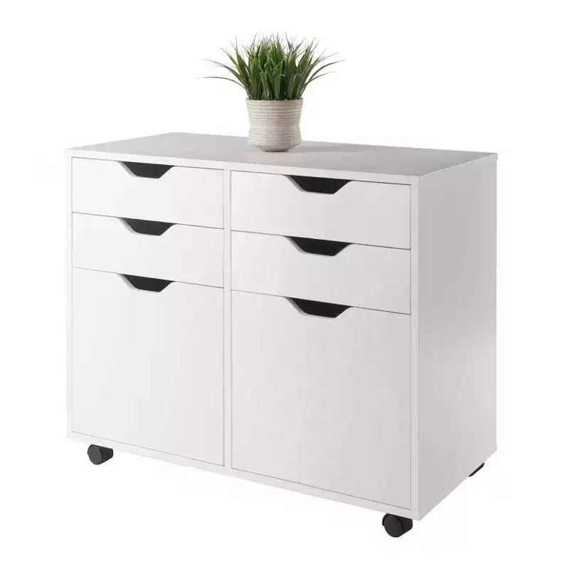 Halifax 2 Sections Mobile Storage Cabinet