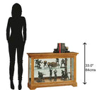 Burrows Curio Cabinet 680535 Golden Oak